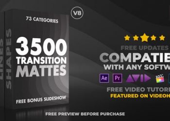 VIDEOHIVE ULTIMATE TRANSITION MATTES PACK V8