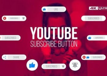 Youtube Subscribe Button Clean