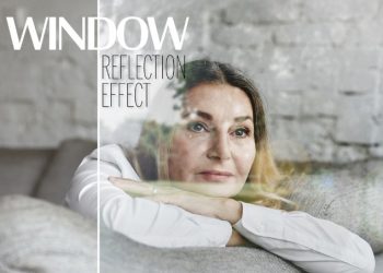 Window Reflection Effect Mockup