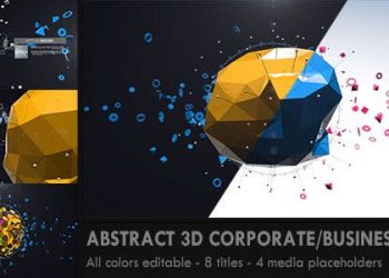 Abstract 3D Corporate Business Intro