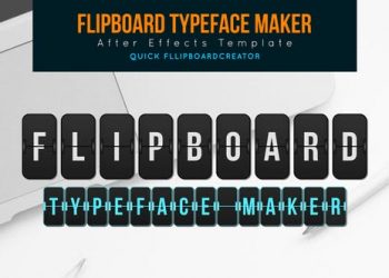 Flip board Typeface Maker