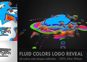 Fluid Colors Logo Reveal