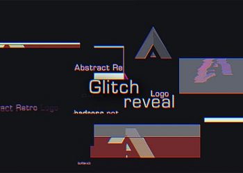 Glitch Logo Reveal