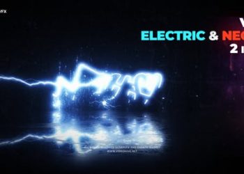 Electric and Neon Logo Reveal