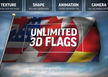 Unlimited 3d Flags