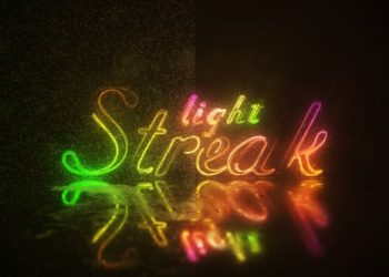 Light Streak Logo 4K UltraHD