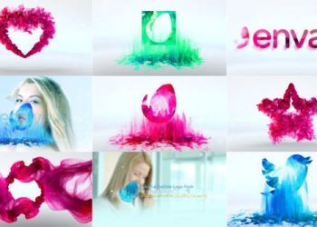 Colorful Particle Logo Pack