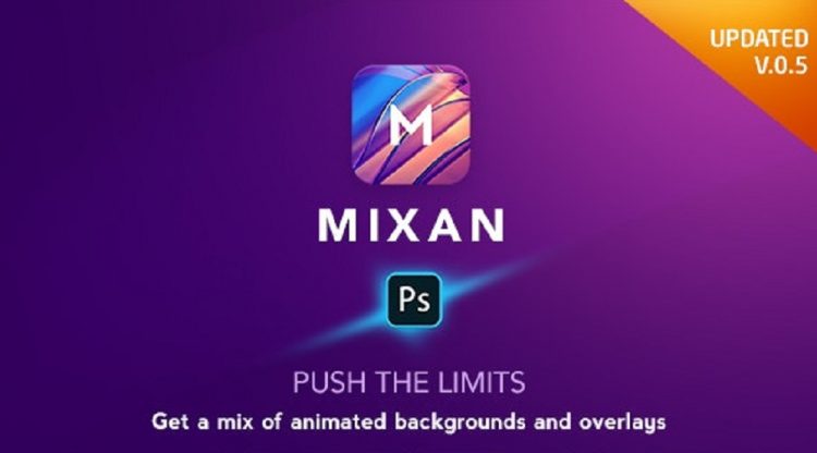 MIXAN PHOTOSHOP PLUGIN FOR ANIMATED BACKGROUNDS AND OVERLAYS V.0.5