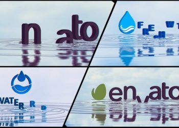 Corporate Logo V21 Water Ripples Emerge