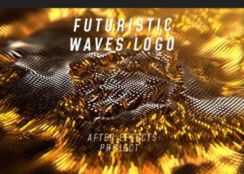 Futuristic Waves Logo