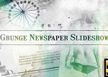 Grunge Newspaper Slideshow