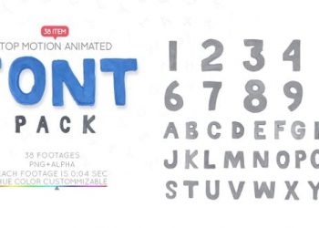 Clay Letters Font Pack