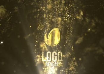 Fluid Gold Logo Reveal