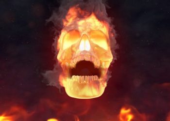 Fire Skull Logo Reveal