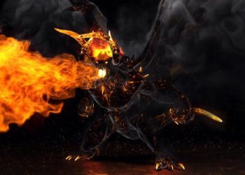 Flame Demon Fire Logo