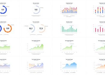 Infographics Charts Pack 2