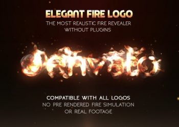 Elegant Fire Logo