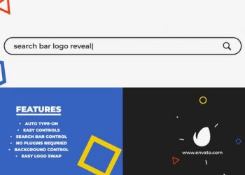 Search Bar Logo Reveal