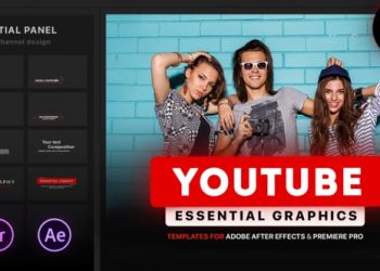 Youtube Essential Library Mogrt For Premiere V3.9.1
