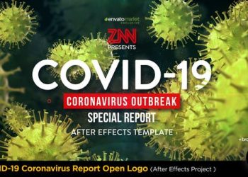COVID-19 Coronavirus Report Open Logo