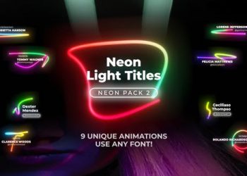 Neon Light Titles 2