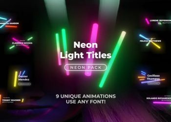 Neon Light Titles 5