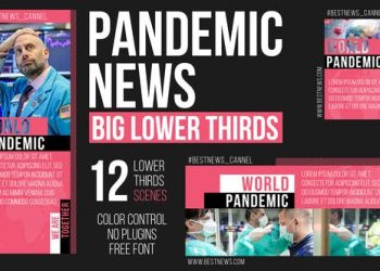 Pandemic News Big Lower Thirds