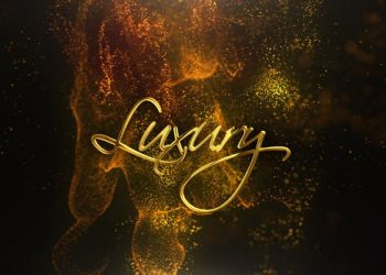 Bright Particles Flow Logo Reveal