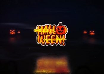 Halloween Glitch Logo