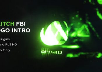 Glitch FBI Logo Intro 