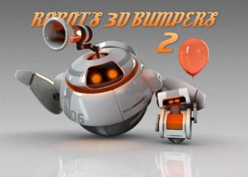 Robots 3D logo bumpers II