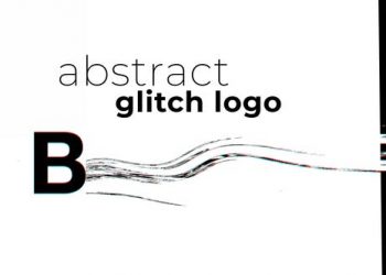 Abstract Glitch Logo