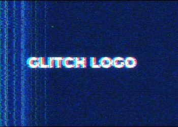 Noise Glitch Logo Mogrt