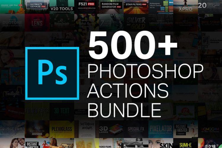 500+ Photoshop Action Bundle Vol 1