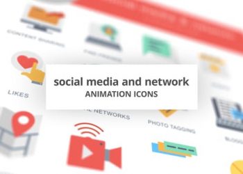 Social Media and Network – Animation Icons