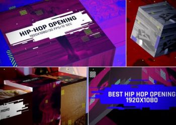 ip-Hop Opening/ Music Intro/ Rap/ Dance/Action/ Electronic/ Party Promo/ Box/ Festival/ Glitch TV