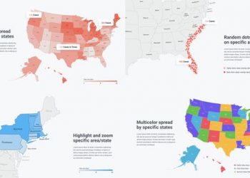 USA Map Infographics