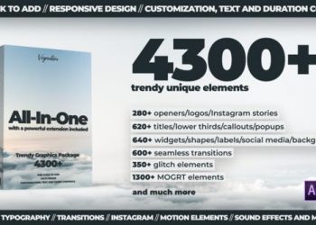 TG // 3700+ Trendy Motion Graphics Package v4
