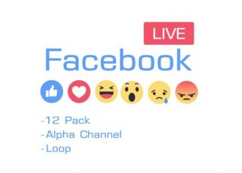 Facebook Like Reactions 12 Pack