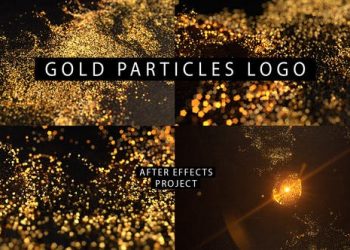 Gold Particles Logo
