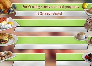 Cooking TV Lower Third Pack (5)