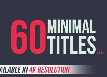 60 Minimal Titles | 4K V1.5