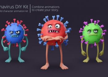 Coronavirus Character Animation DIY Kit