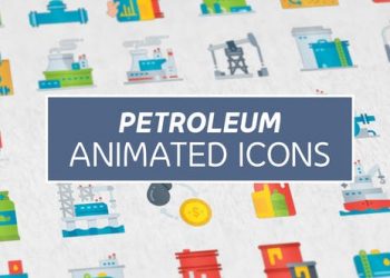 Petroleum Modern Flat Animated Icons