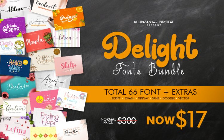 The Delight Fonts Bundle