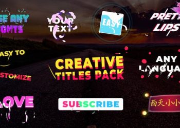 Creative Titles | Premiere Pro MOGRT