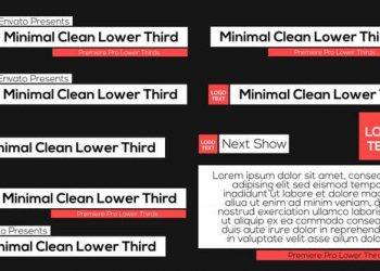Minimal Clean Lower Thirds