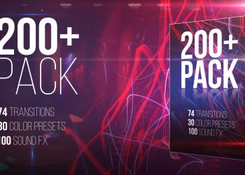 200+ Pack: Transitions; Color Presets; Sound FXs Premiere Pro Presets