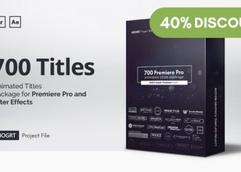 Mogrt Titles – 500 Animated Titles for Premiere Pro & After Effects V4