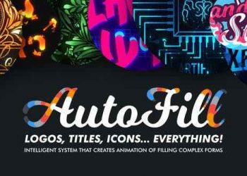 AutoFill Automatically Animate Titles, Logo Reveals, Animate Icons Free Download